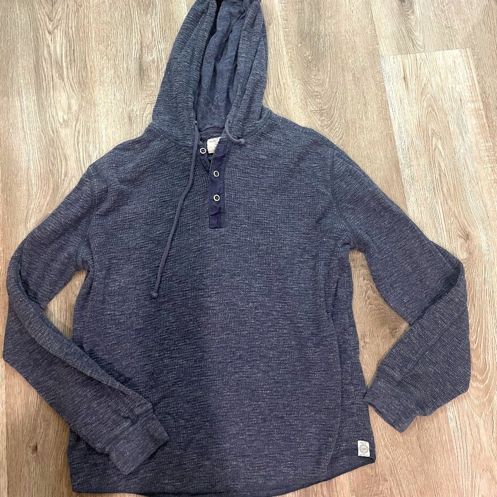 Lucky Brand hoodie button beach size large